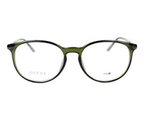 Gucci GG1040 69C Eyeglasses in Green Crystal.